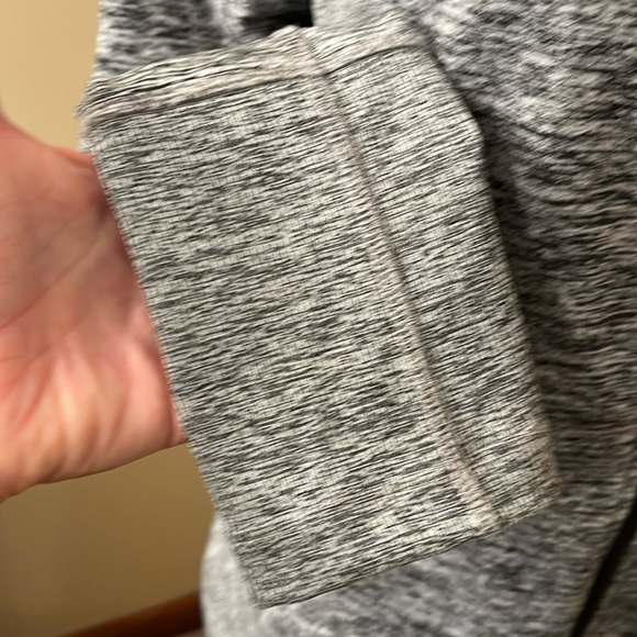 Calia by Carrie Underwood Grey Heather Zip Front Funnel Cozy Jacket Sz S NWOT - Picture 4 of 7